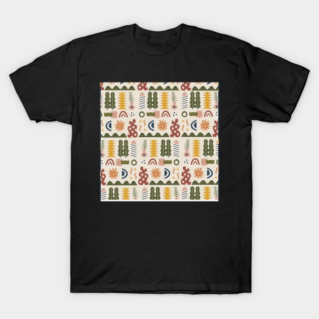 Abstract Pattern T-Shirt by RedGraph